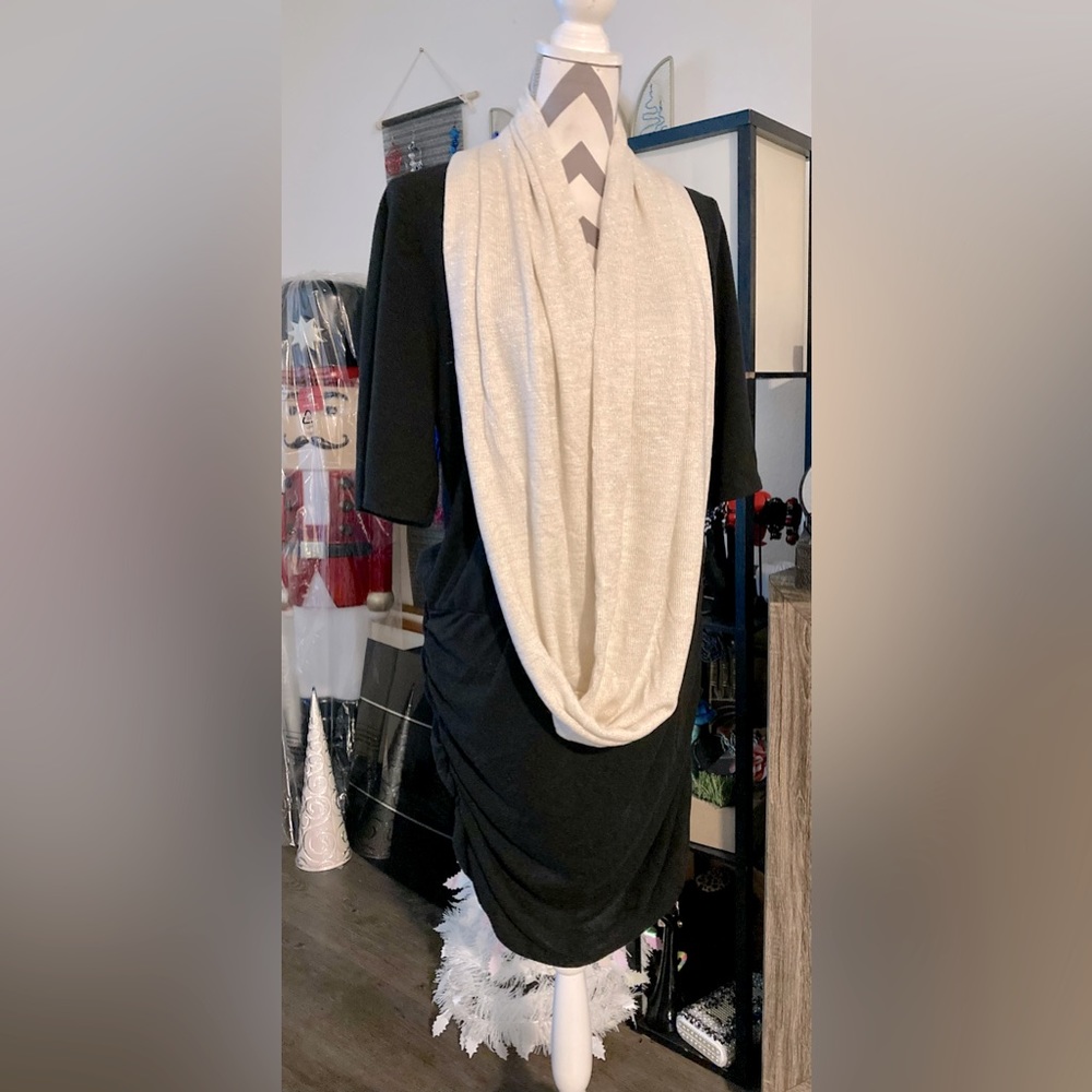Infinity sparkling scarf